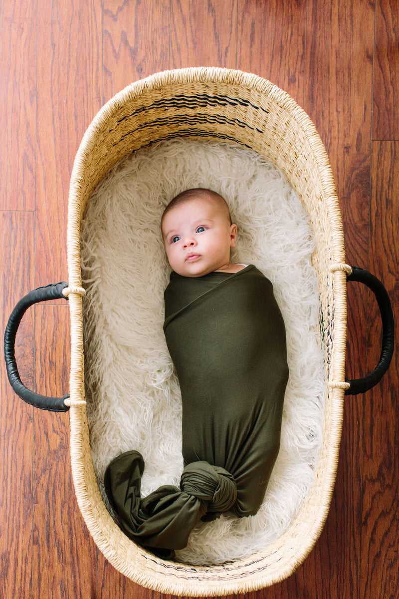 Olive | SWADDLE - Dwell and Slumber house dress gold snaps