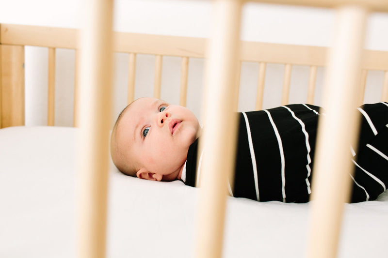 Valencia Stripe | SWADDLE - Dwell and Slumber house dress gold snaps