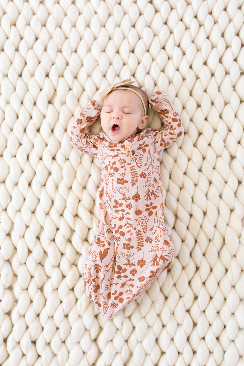Autumn | BABY - Dwell and Slumber house dress gold snaps