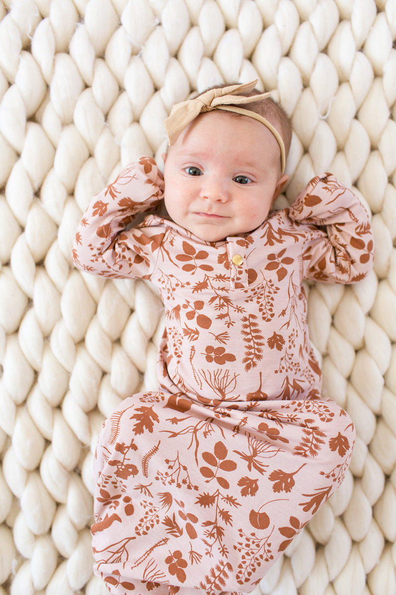 Autumn | BABY - Dwell and Slumber house dress gold snaps