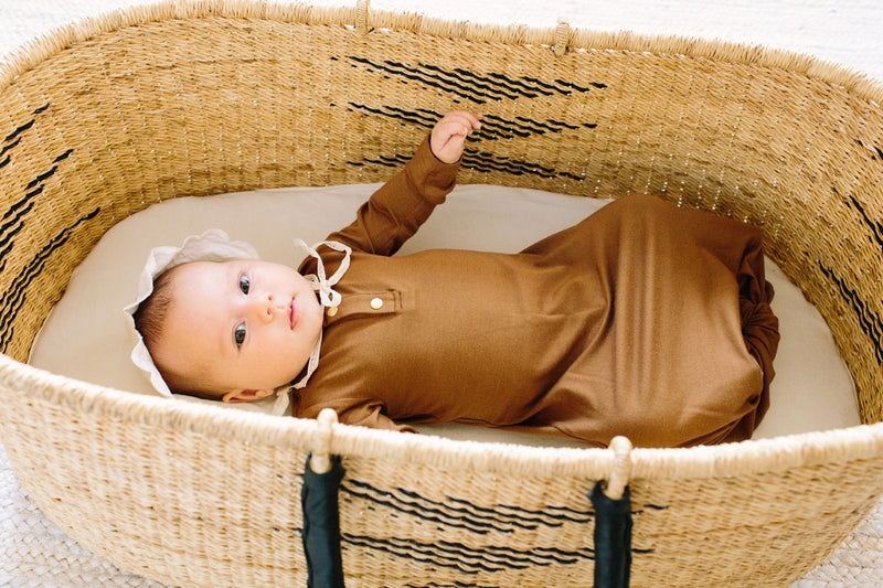 Willa | BABY - Dwell and Slumber house dress gold snaps