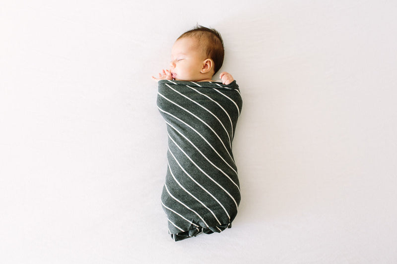 London Stripe | SWADDLE - Dwell and Slumber house dress gold snaps