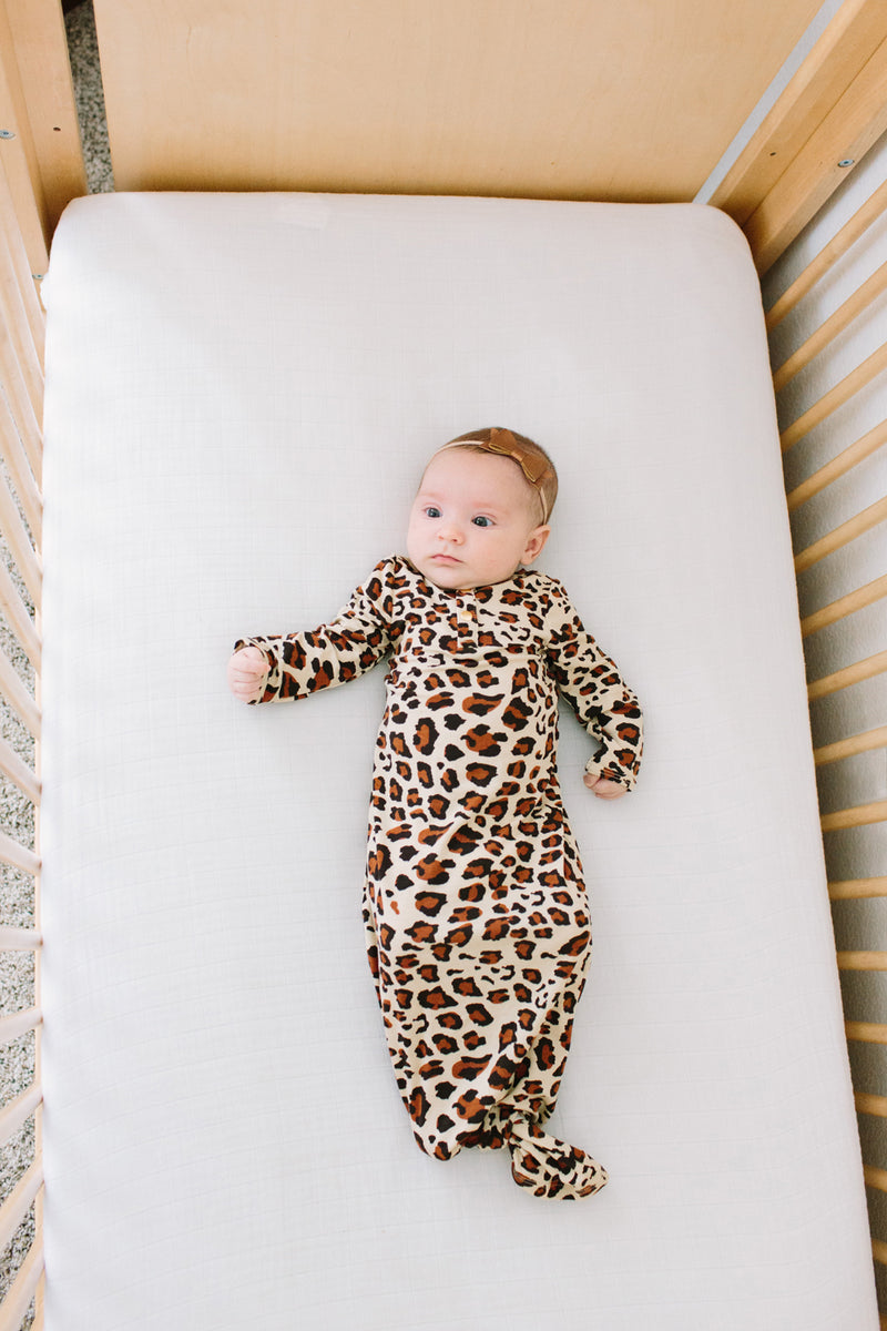 Leo | BABY - Dwell and Slumber house dress gold snaps