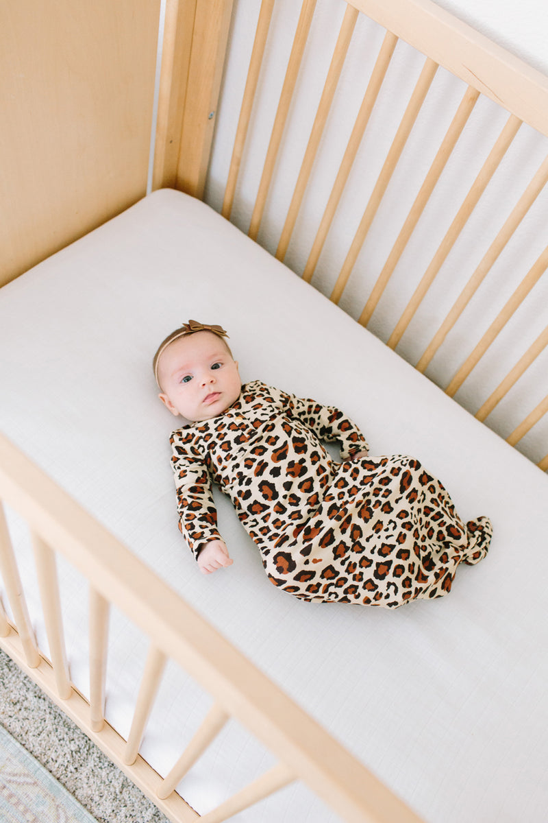 Leo | BABY - Dwell and Slumber house dress gold snaps