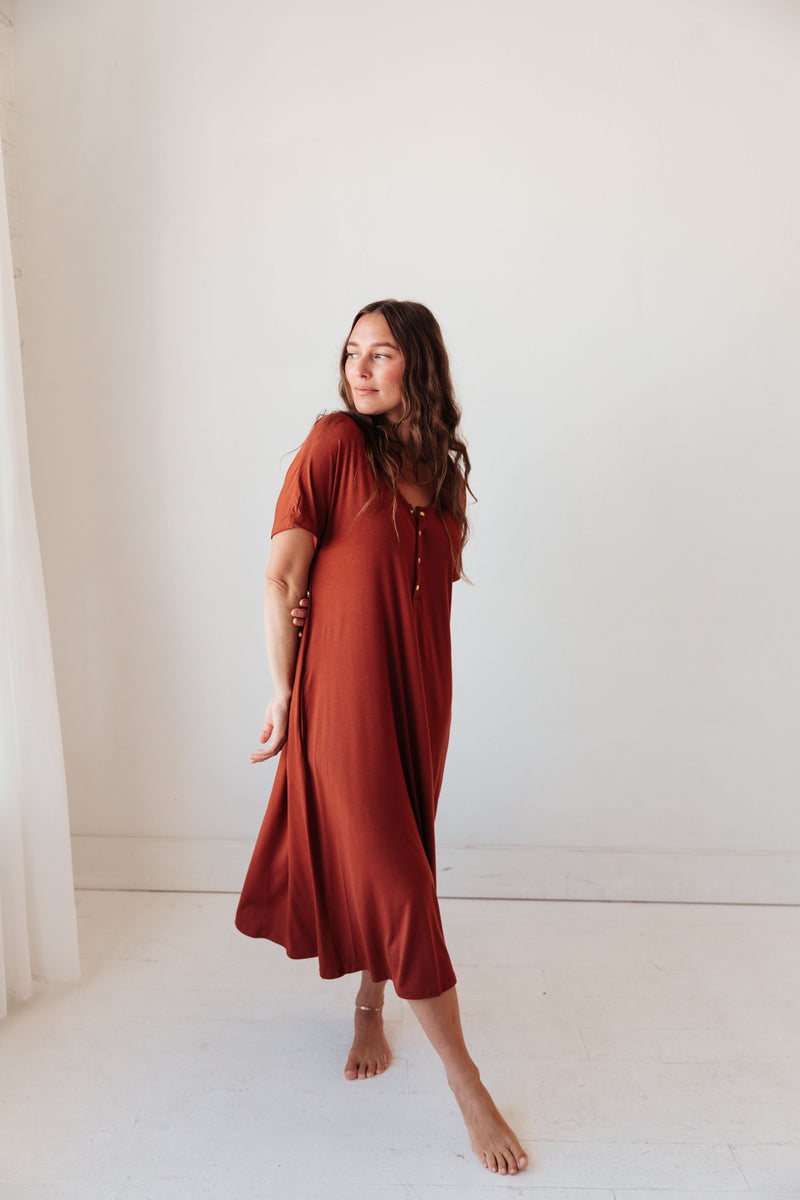 dress & dwell Dresses Boundless Lightweight Indigo Copper | SWING Dwell