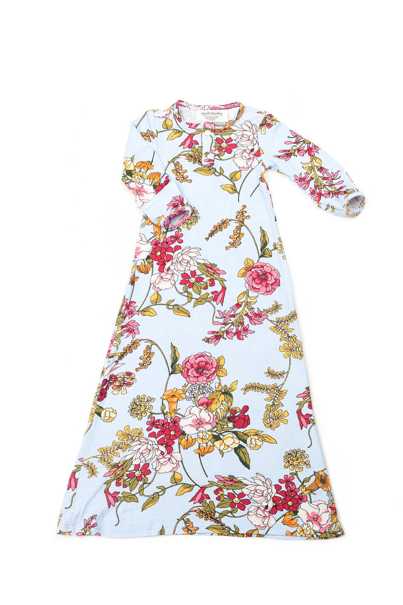 Willa | BABY - Dwell and Slumber house dress gold snaps