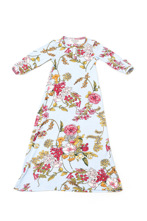 Willa | BABY - Dwell and Slumber house dress gold snaps
