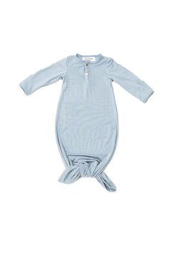 Chambray | BABY - Dwell and Slumber house dress gold snaps