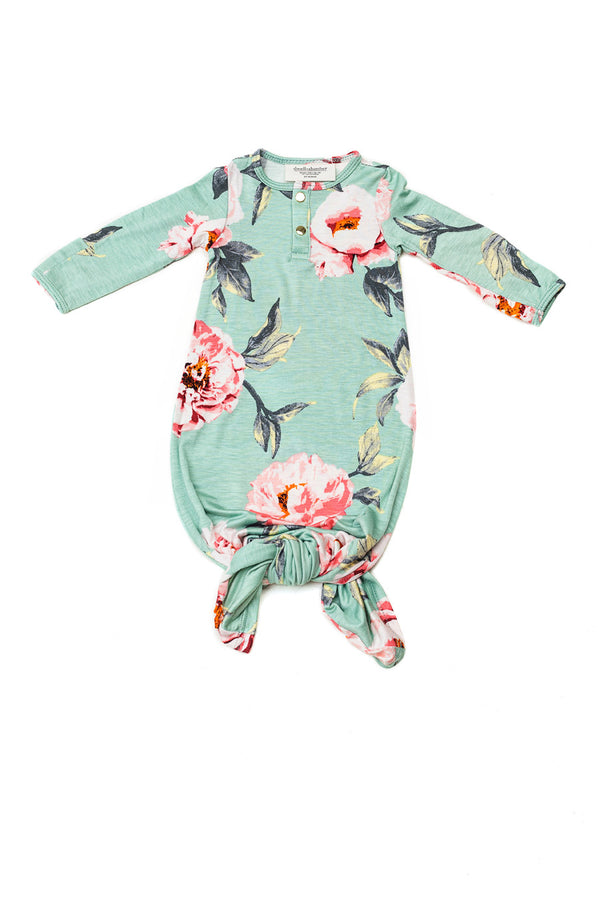Peony | BABY - Dwell and Slumber house dress gold snaps