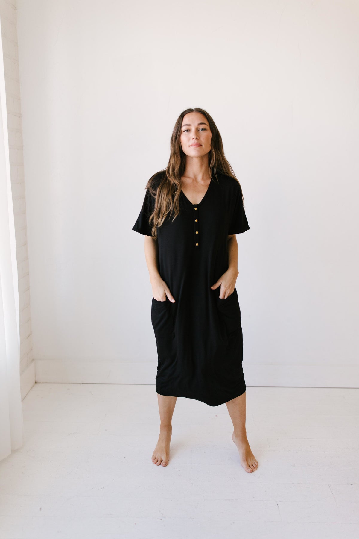 cocoon truly elegant new dress photos Essential Turtleneck Cocoon Dress, Black – Alembika U.S main image 0